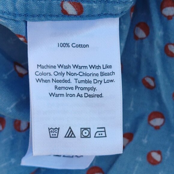 FUN EDDIE BAUER Classic Fit Fishing Bobber Classic Fit Button Down Shirt… - Picture 4 of 7